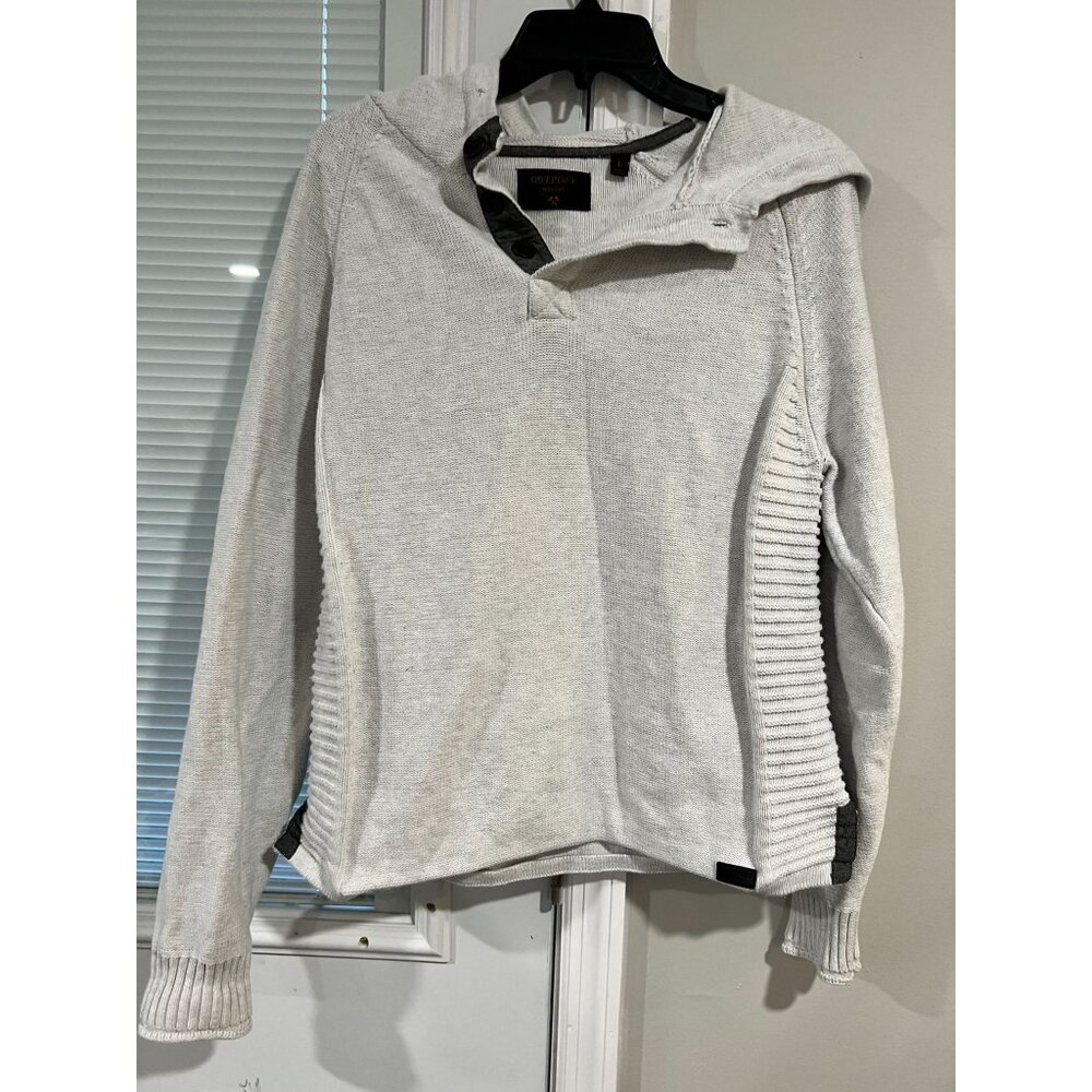 Outpost Makers Knit Pullover Beige Size Men's Large
